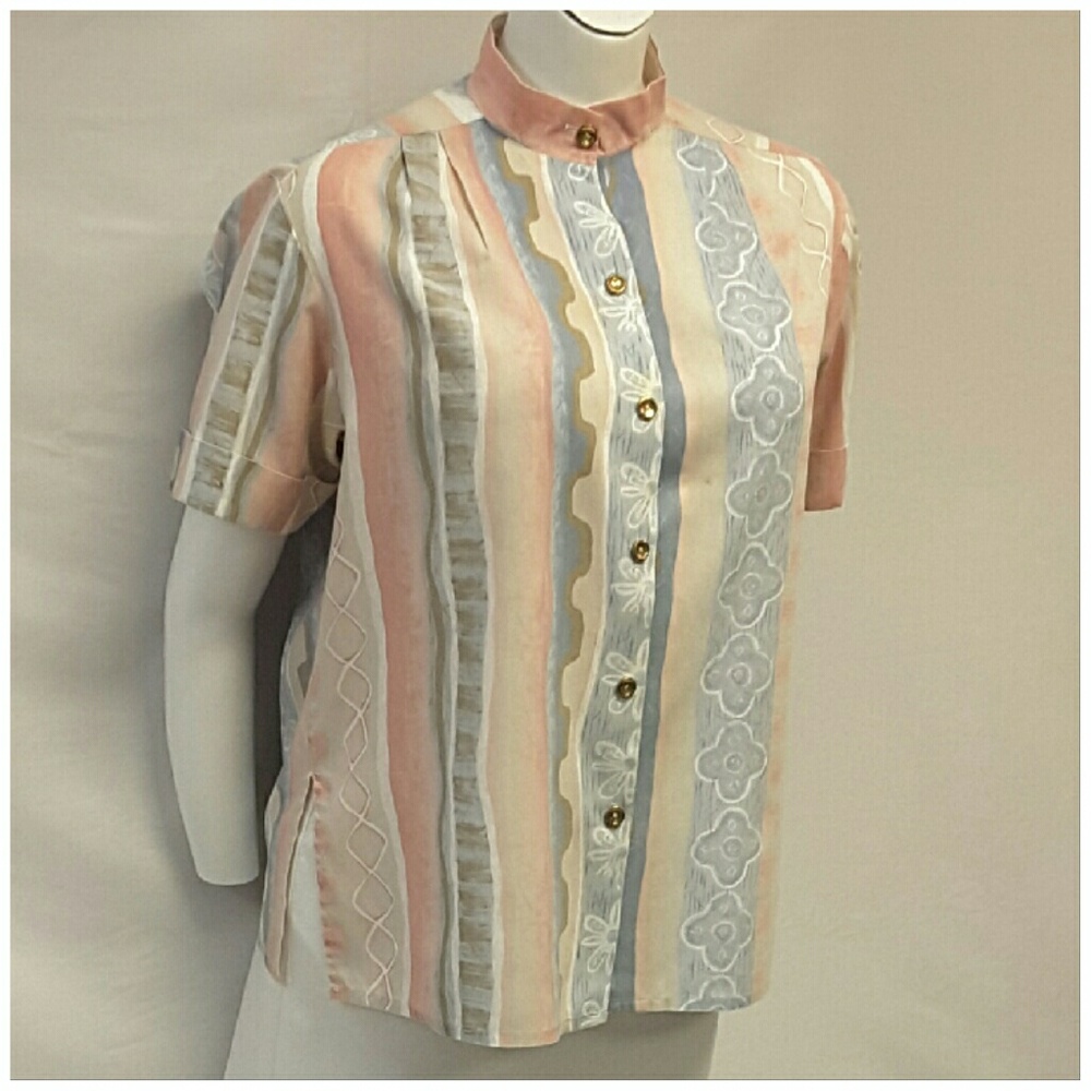 *PLUS* BLAIR, Buttonup Top, size 1X - Picture 4 of 8