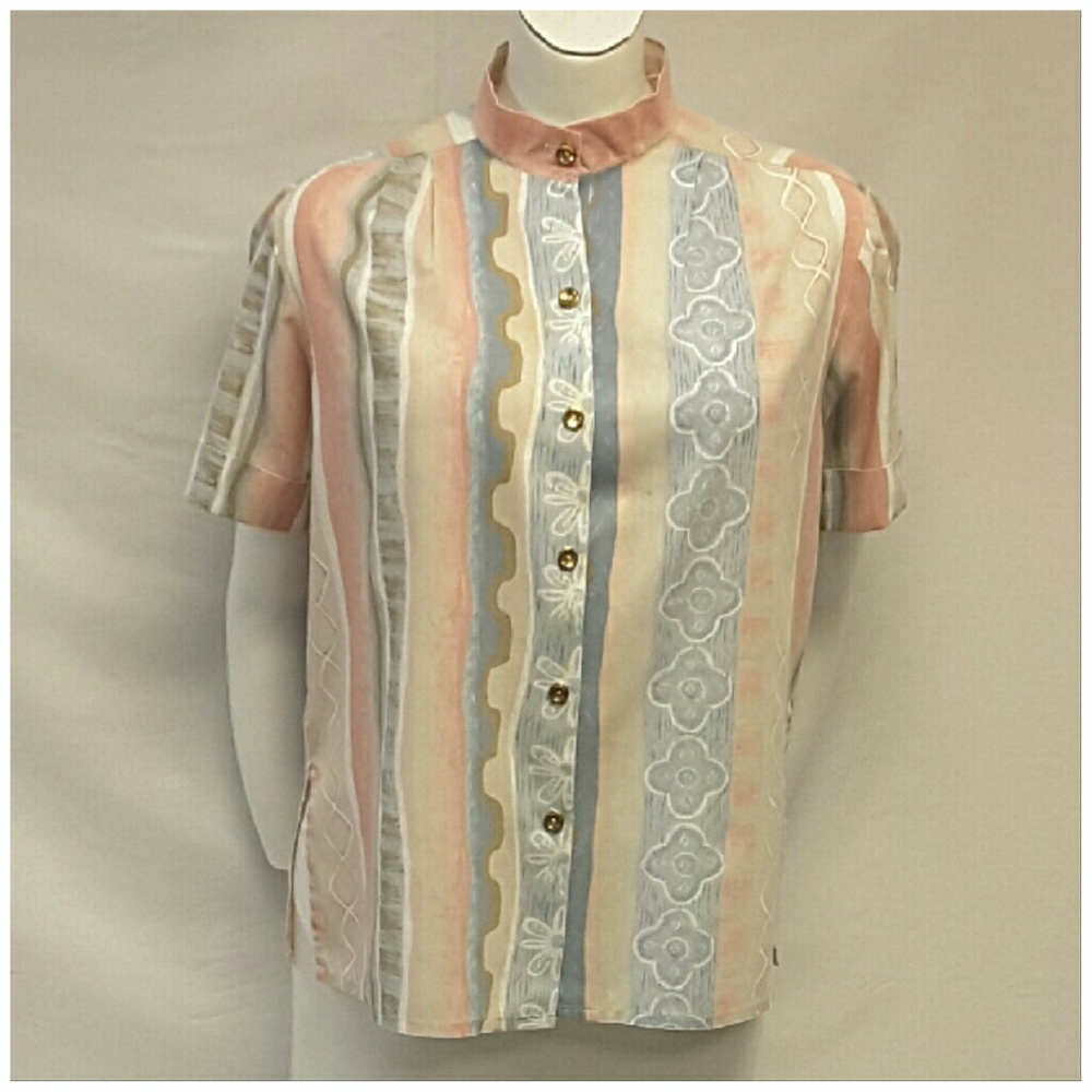 *PLUS* BLAIR, Buttonup Top, size 1X - Picture 6 of 8