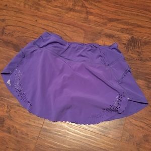 Purple running skirt