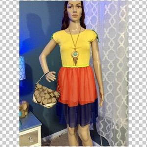 Casual Dress with Belt