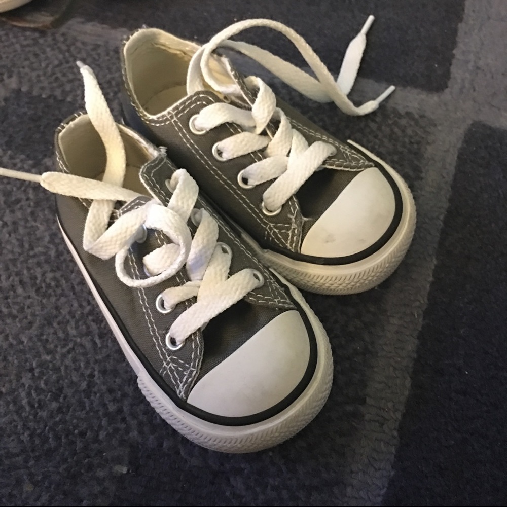 Toddler size 5 Dark Gray Converse! EUC