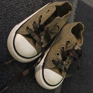Toddler size 5 Olive Green Converse! EUC