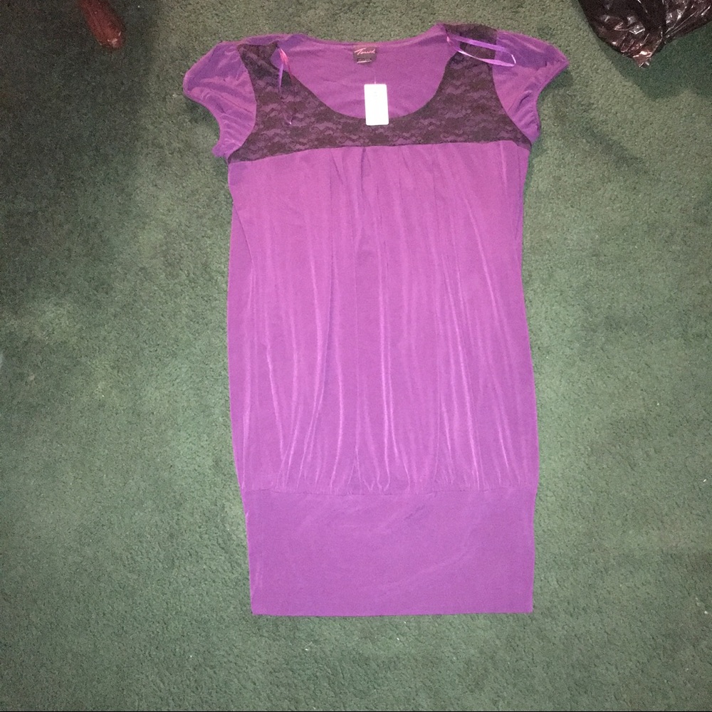 Torrid purple tunic size 2
