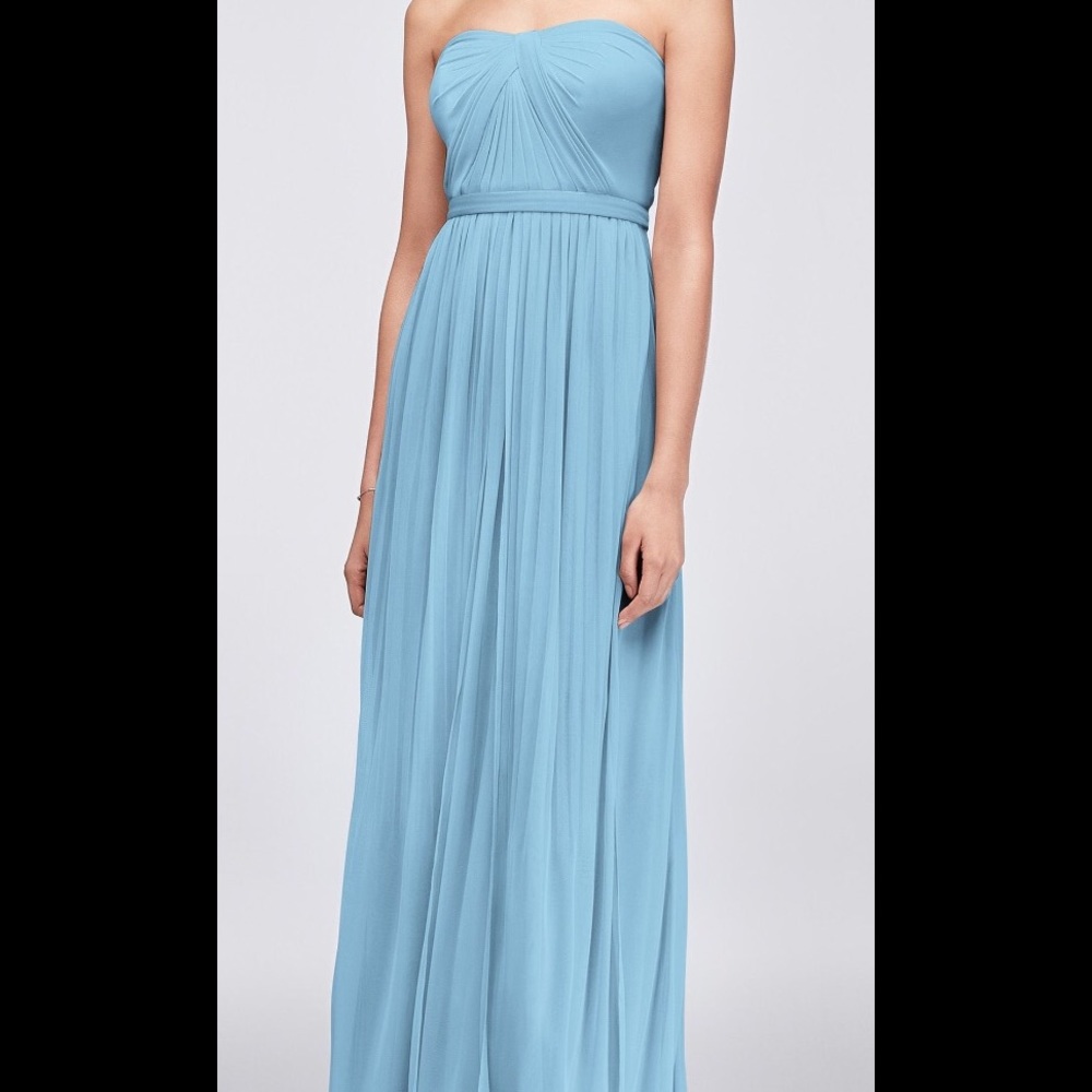 David's Bridal Versa Convertible Mesh Dress