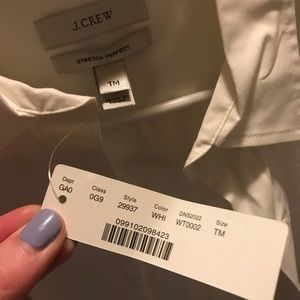 J.Crew Stretch Perfect Shirt - Size Medium Tall