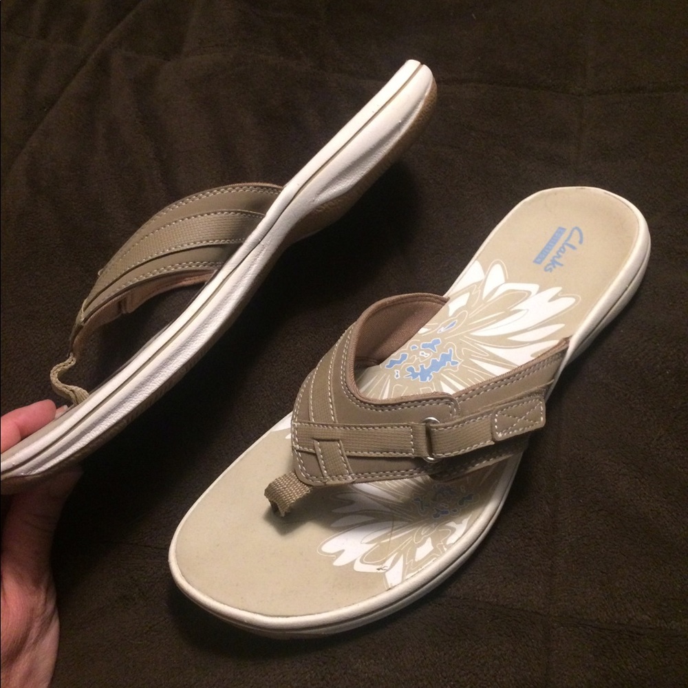 Clarks Sandals. Size 10. Worn once