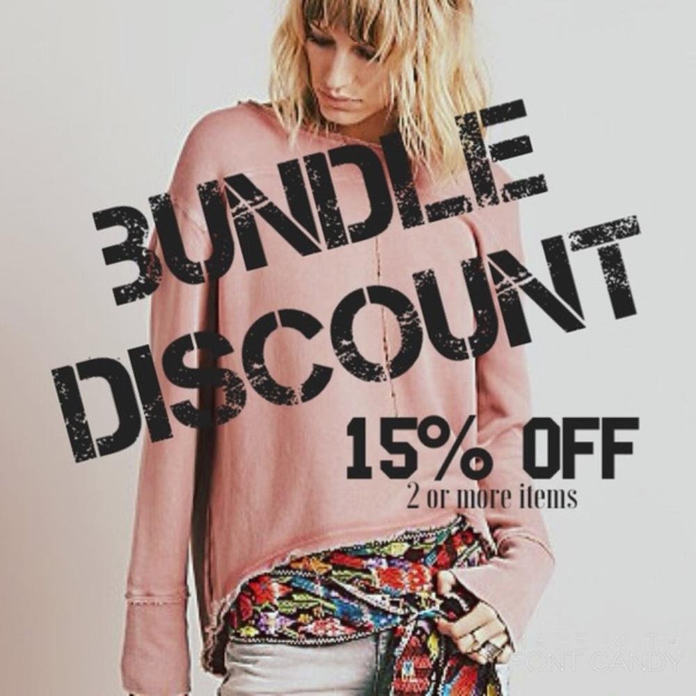 ⚠️ New Bundle deals 15% off of 2 or more items ⚠️