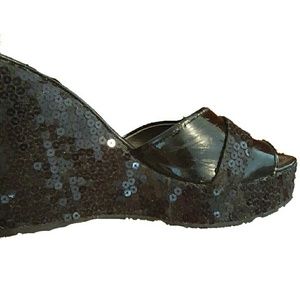 Bebe Sport platform sandal wedges