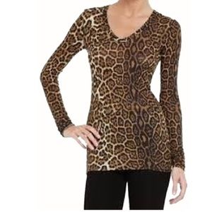 BCBG Max Azria Leopards Top