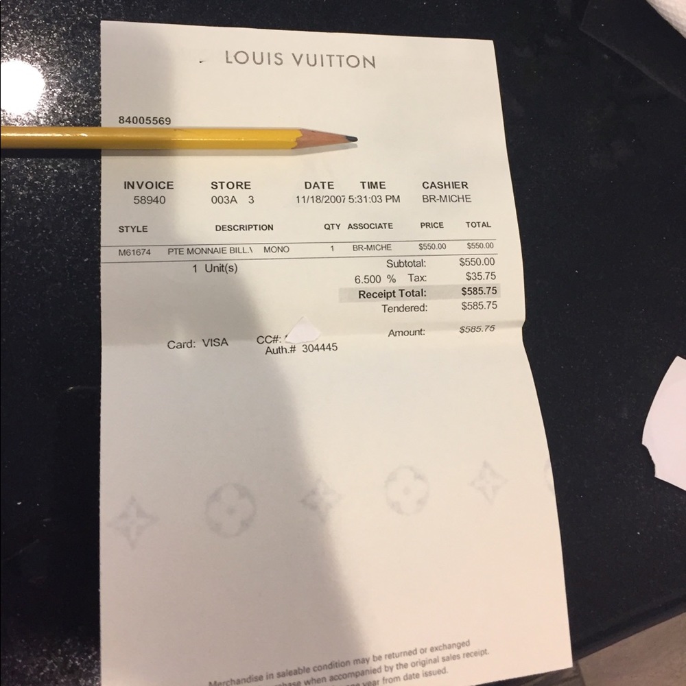 Lou's Vuitton wallet