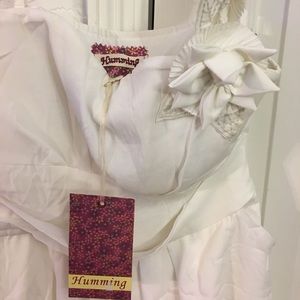 😍NWT$ Humming One shoulder ruffle Dress