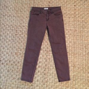 Garment dyed jeans