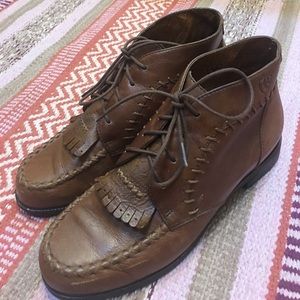 Ariat Leather Moccasin Booties