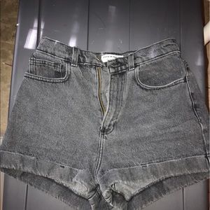 American Apparel High Waisted Shorts
