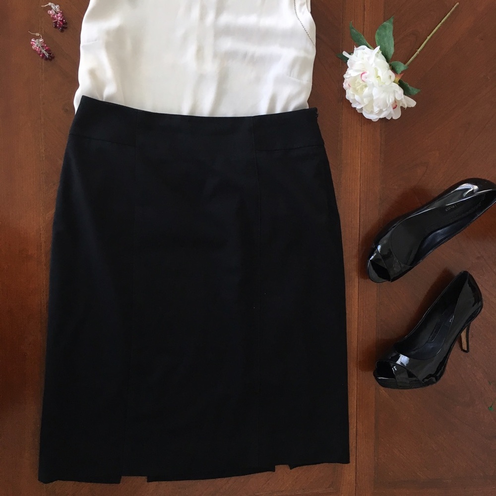 WHBM black pencil skirt size 10
