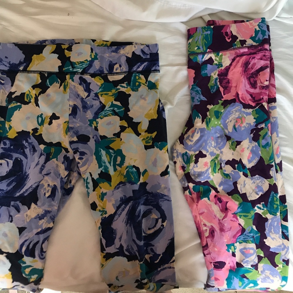 2 for 1 Ariel floral leggings