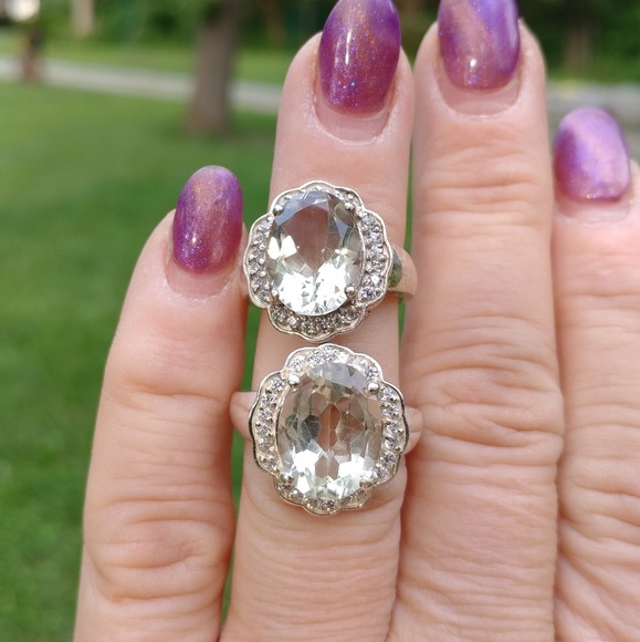Green Amethyst ring - Picture 5 of 6