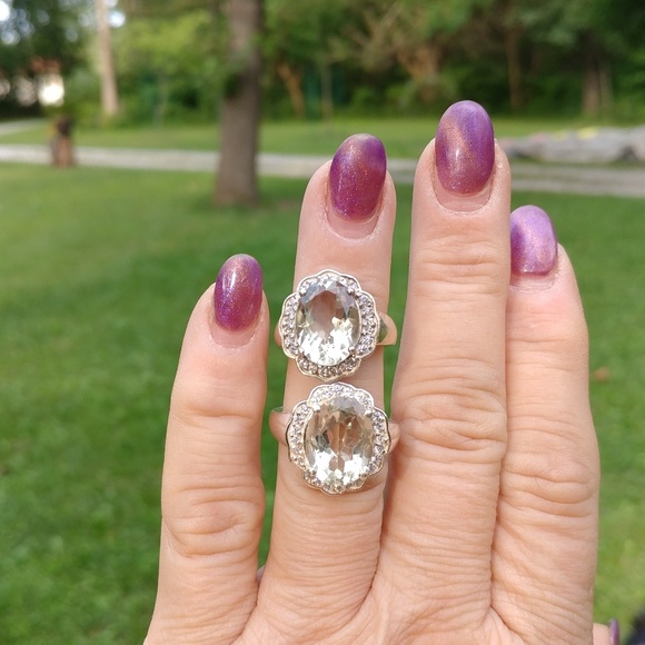 Green Amethyst ring - Picture 6 of 6