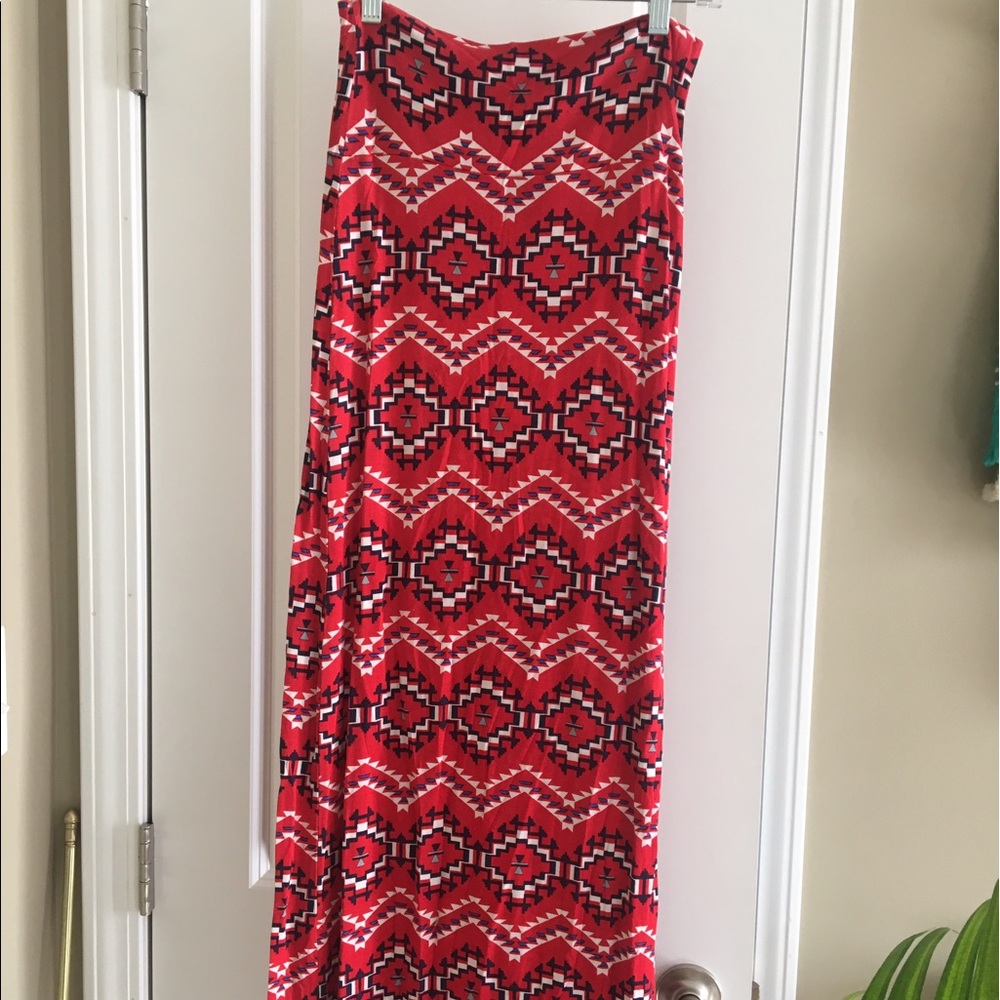 Aztec Maxi Skirt