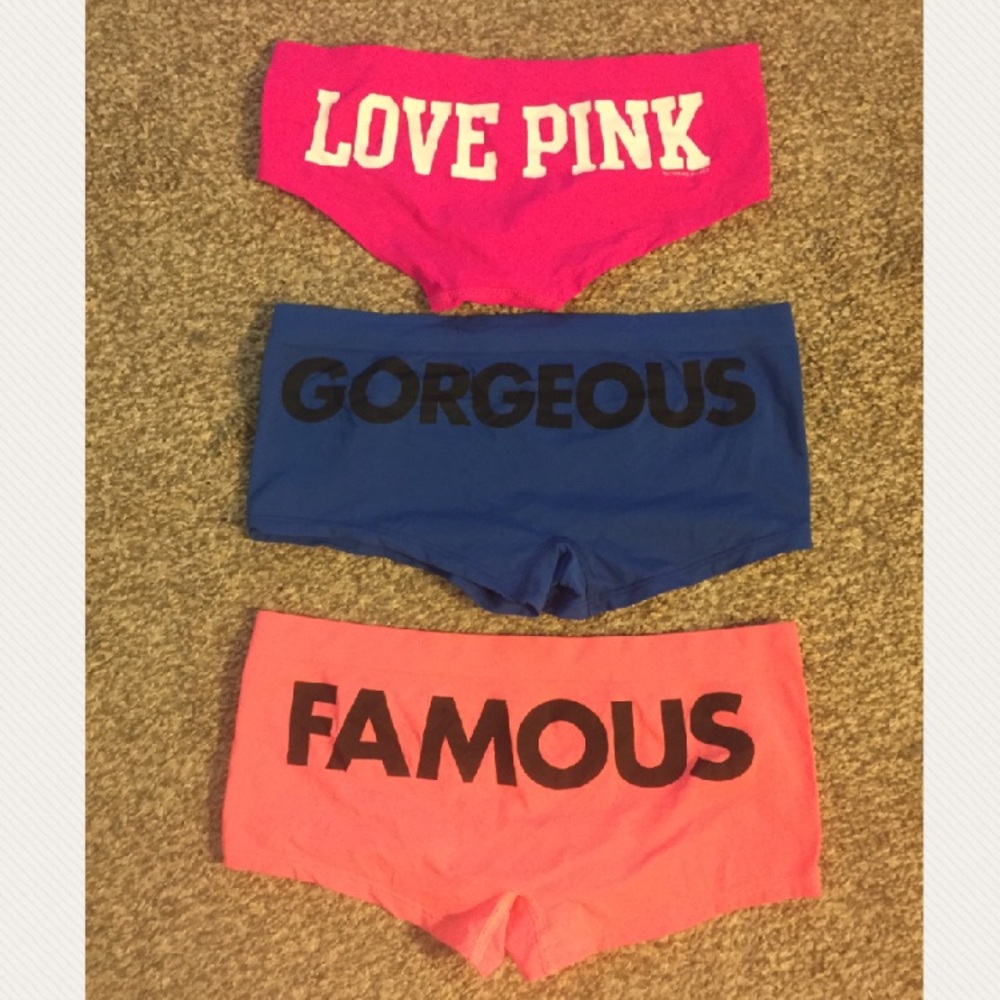 Victoria's Secret Pink Underwear M 3 for $12!