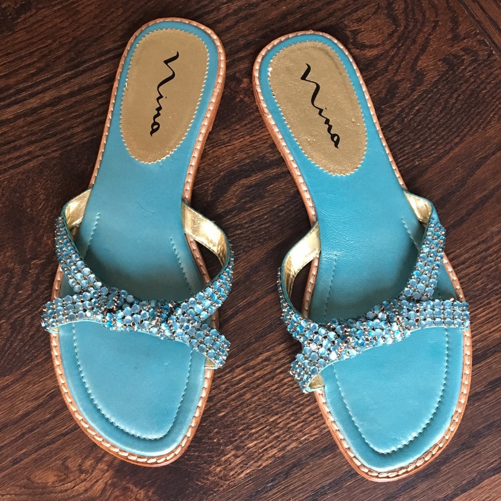 Nina Crystal Sandals