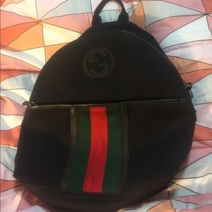 Black Gucci Canvas Backpack PARANA