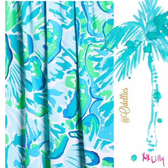 Lilly Pulitzer Fleur Dress Agate Green - Picture 6 of 8