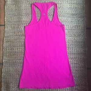 Pink lululemon tank top