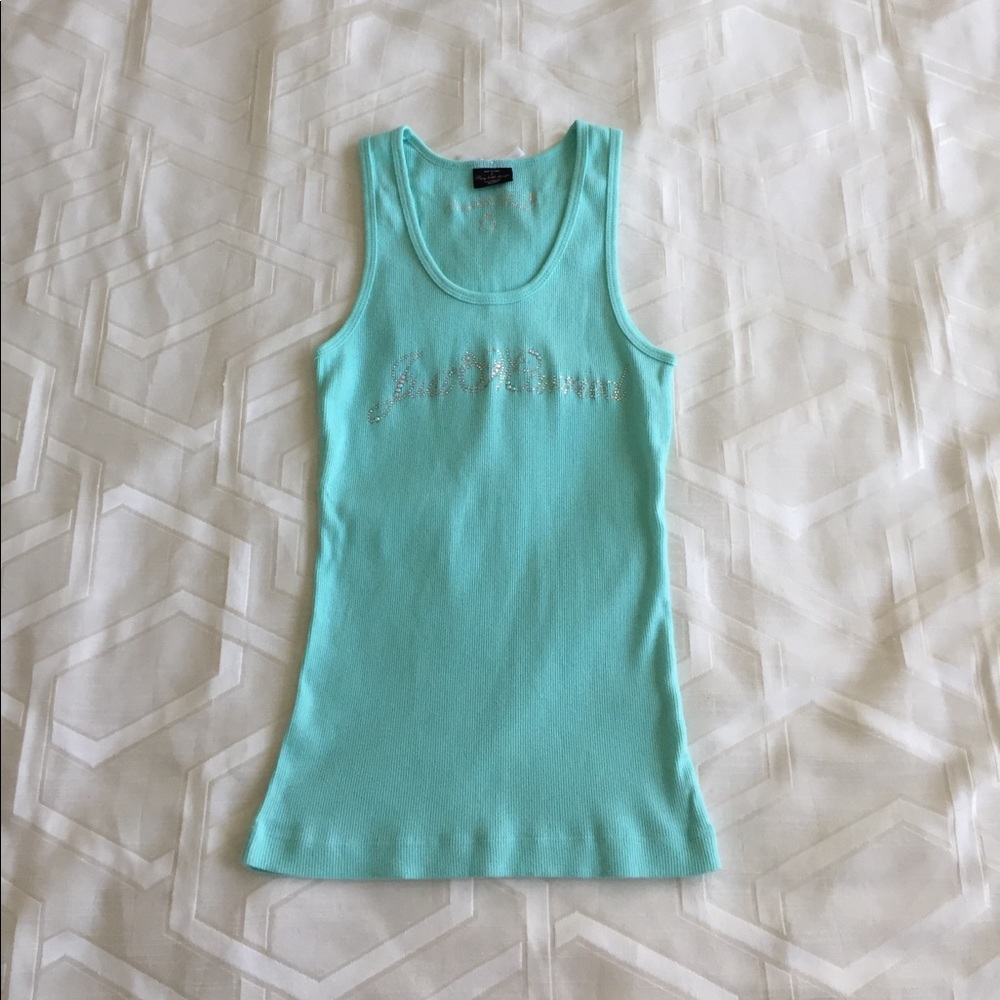 Victoria's Secret Blue "Just Married" Tank