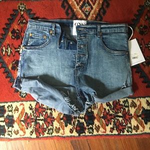 One teaspoon brand jean shorts