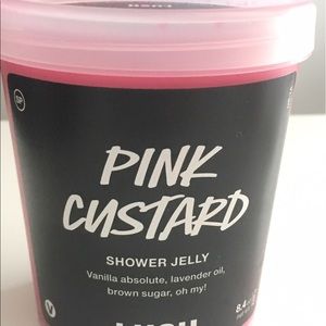 Brand new Lush Pink Custard shower Jellie