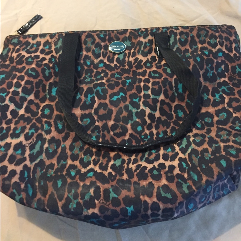Coach Leopard Print Tote