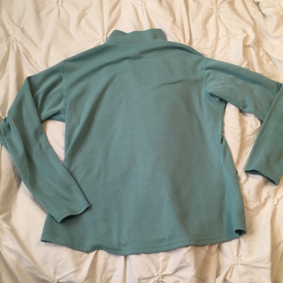EMS Polartec Green/Blue Quarter Zip Up Jacket - Picture 3 of 4
