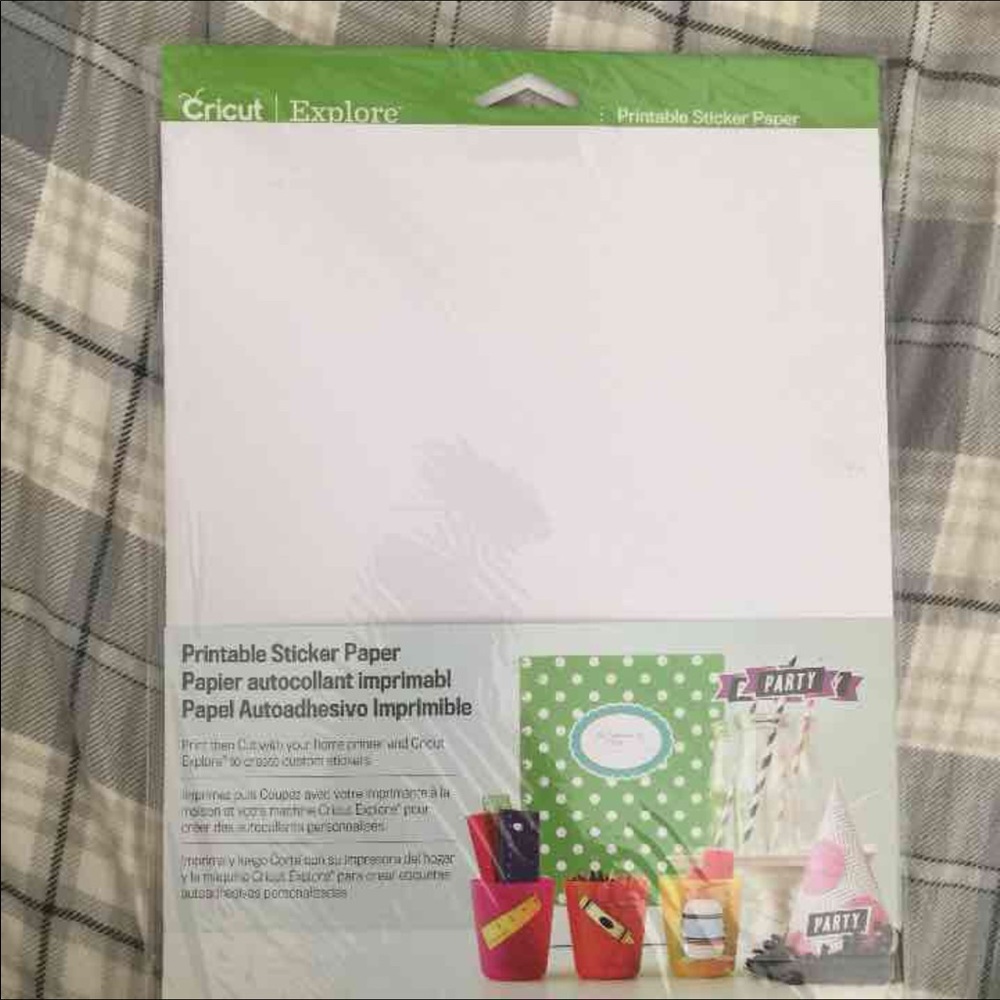 Cricut sticker paper