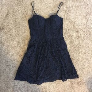 Navy Bustier Dress