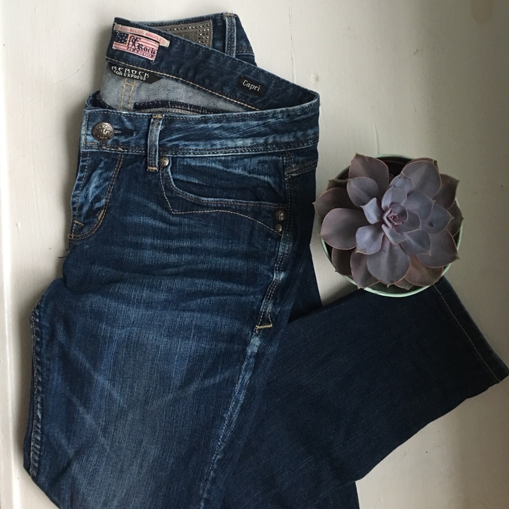 Express Skinny Capri jeans
