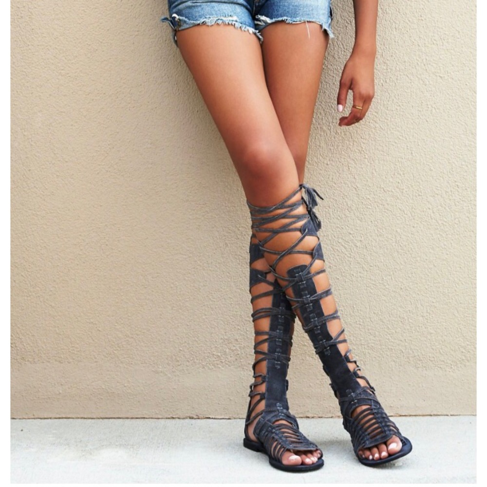 Free People Sunseeker Tall Gladiator Sandals