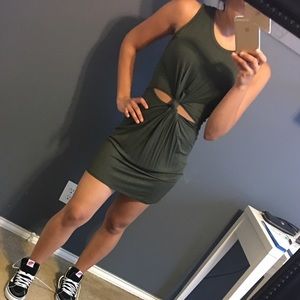 Olive knot dress