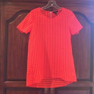 Jcrew orange shift top