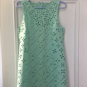 Jcrew eyelet laser cut shift