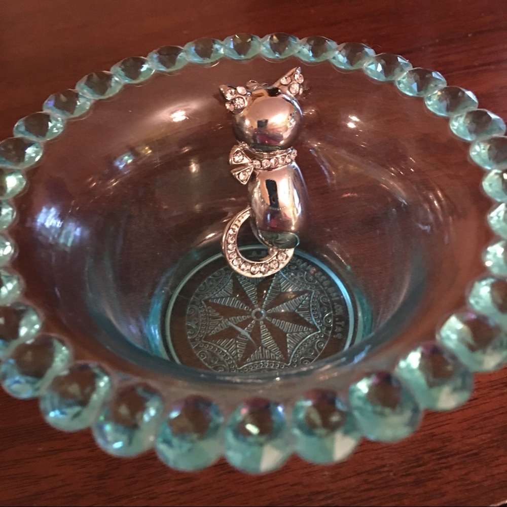 Silver Kitty Broch