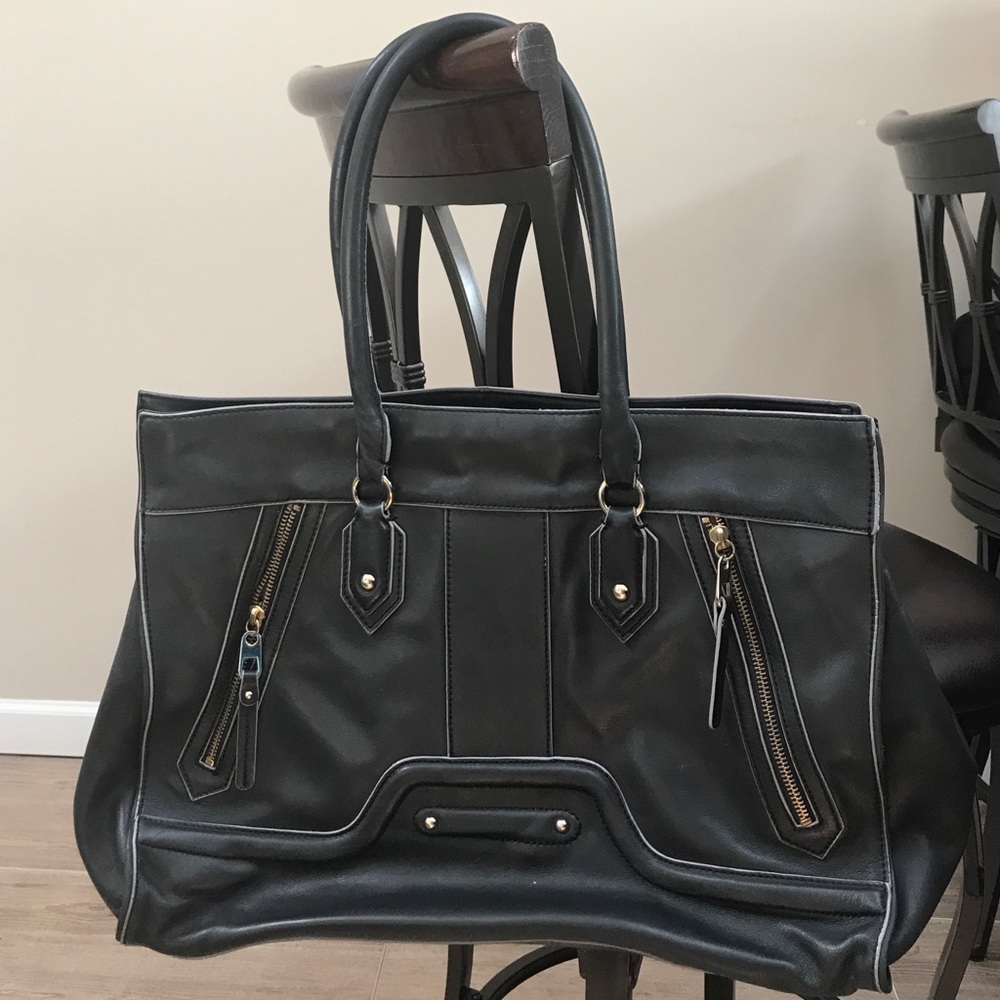 Genuine Leather Ann Taylor Tote
