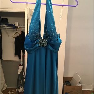 Blue gown