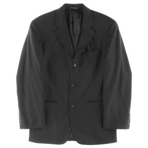 Alfani- Pinstripe Black Lined 3Button Blazer 36S