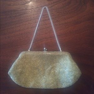 Gorgeous small beaded vintage purse!