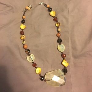 Stylish stone necklace