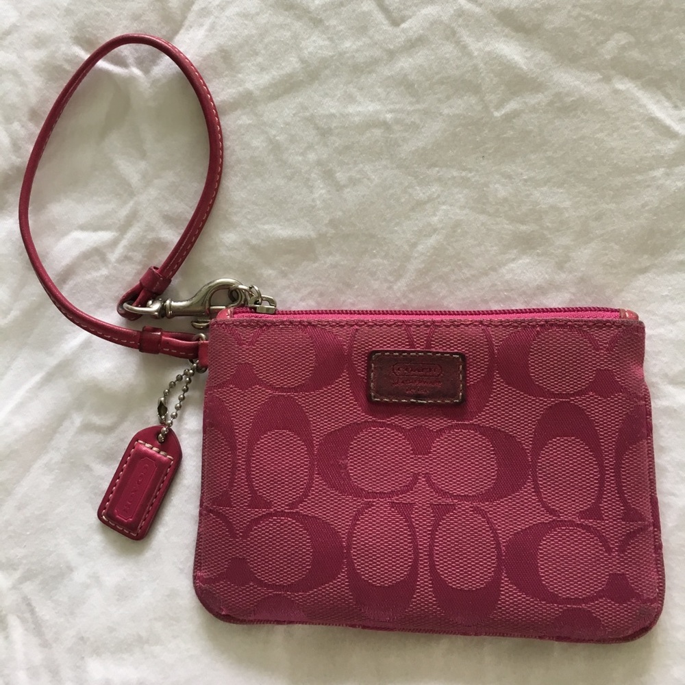 Coach wristlet 6" x 4"