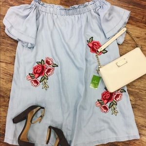 a.n.a cold shoulder dress size xl