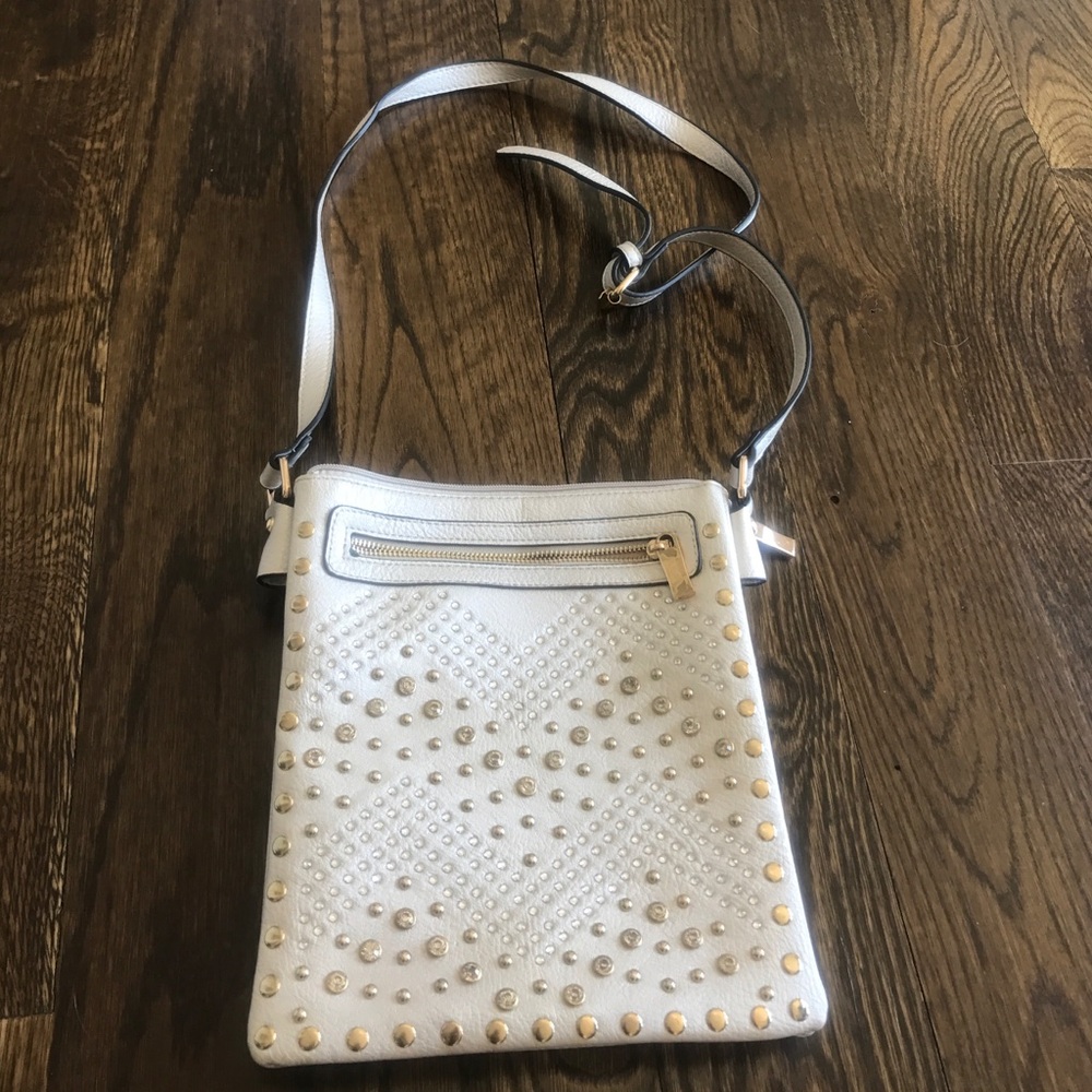 Long purse with rhinestones