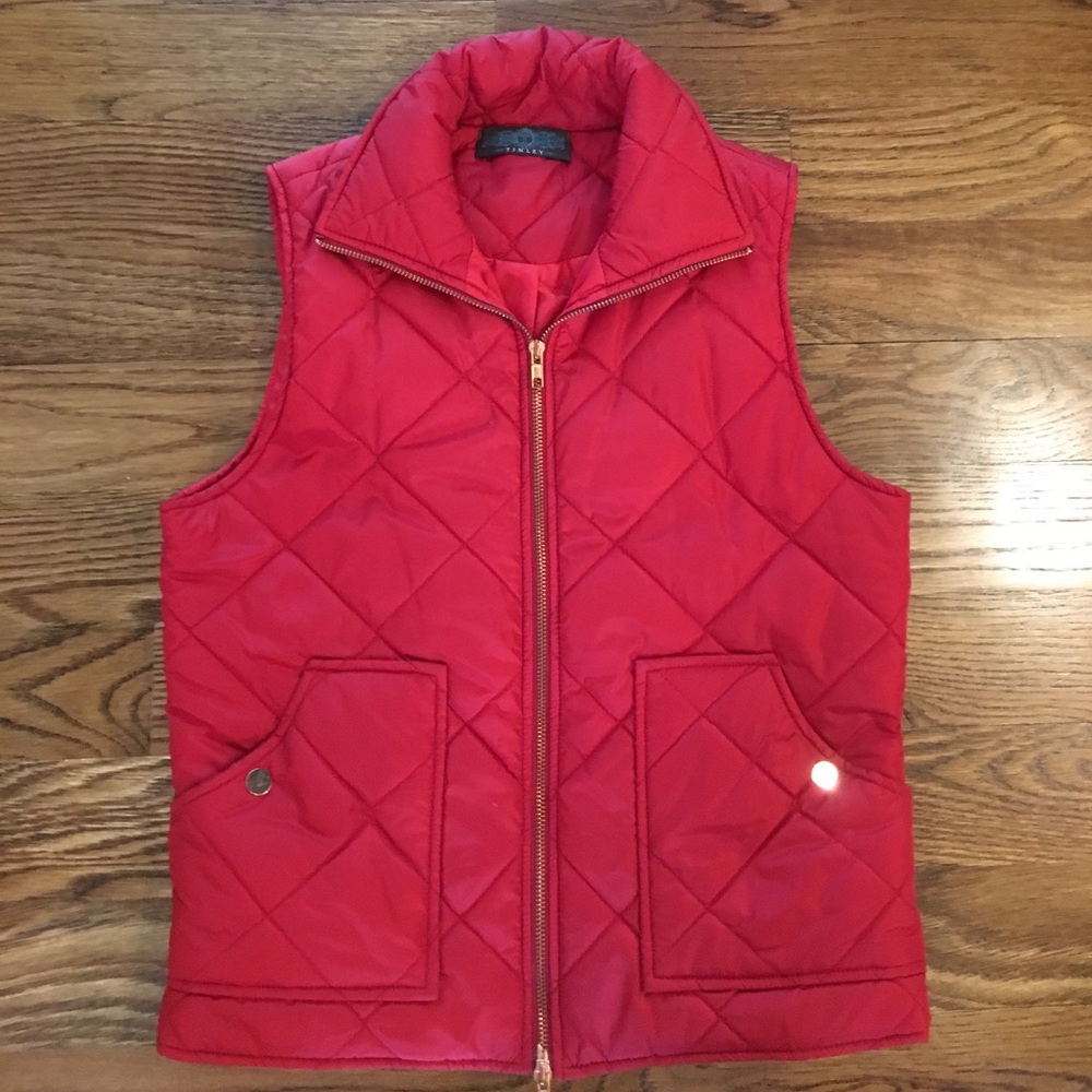 Boutique style red vest
